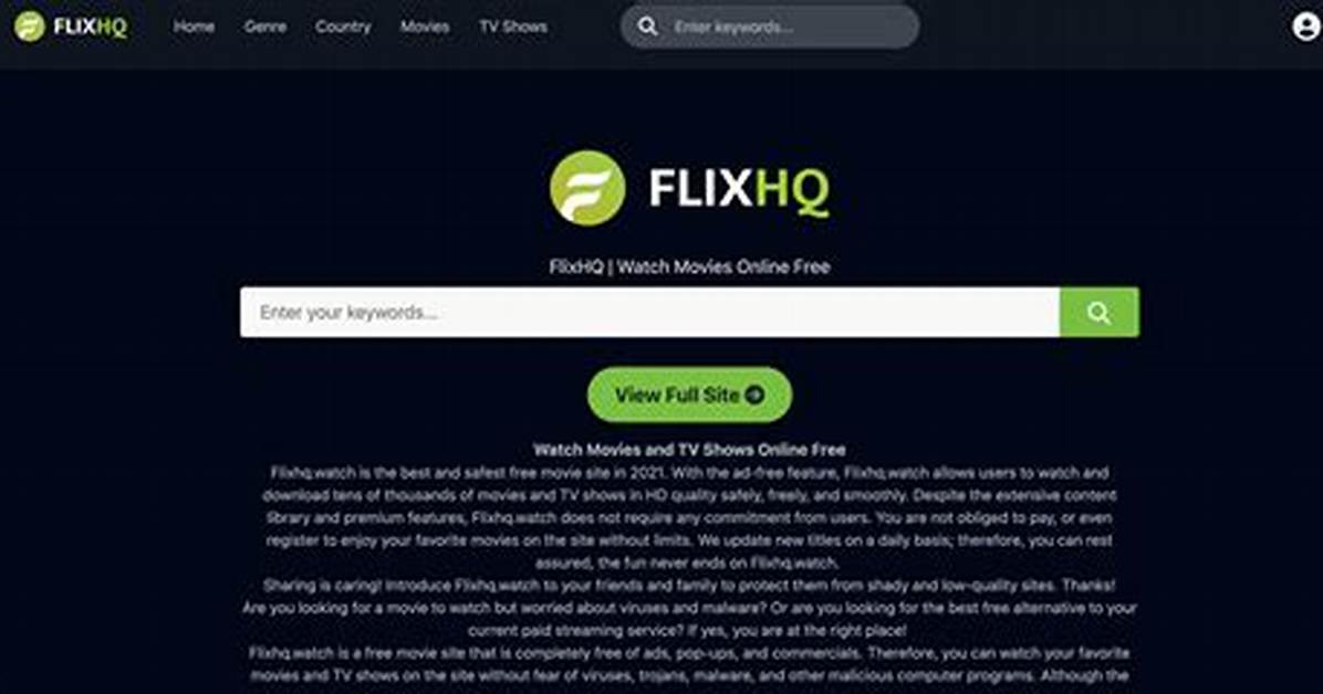Discovering Flixhq: Your Ultimate Streaming Companion