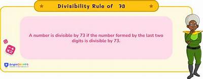 Divisibility for 73