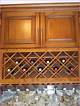 Diy Lattice Wine-Rack Kitchen Cabinet