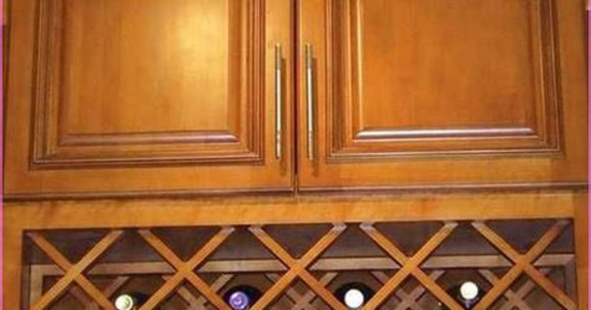 Diy Lattice Wine Rack Kitchen