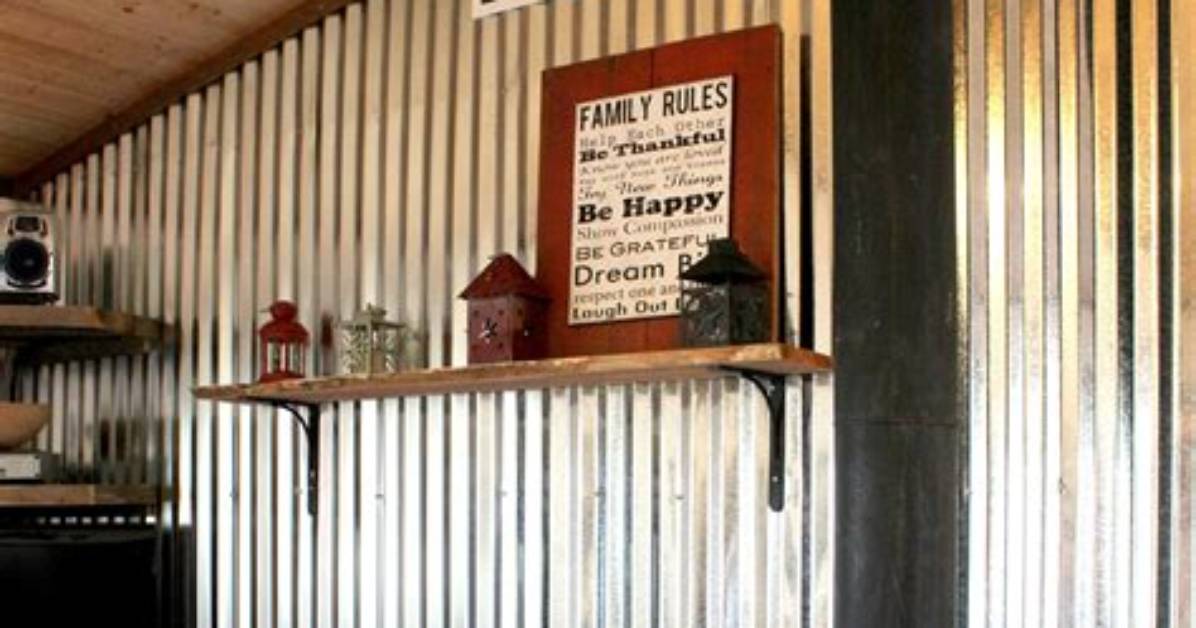 Diy Wall Art with Corrugated