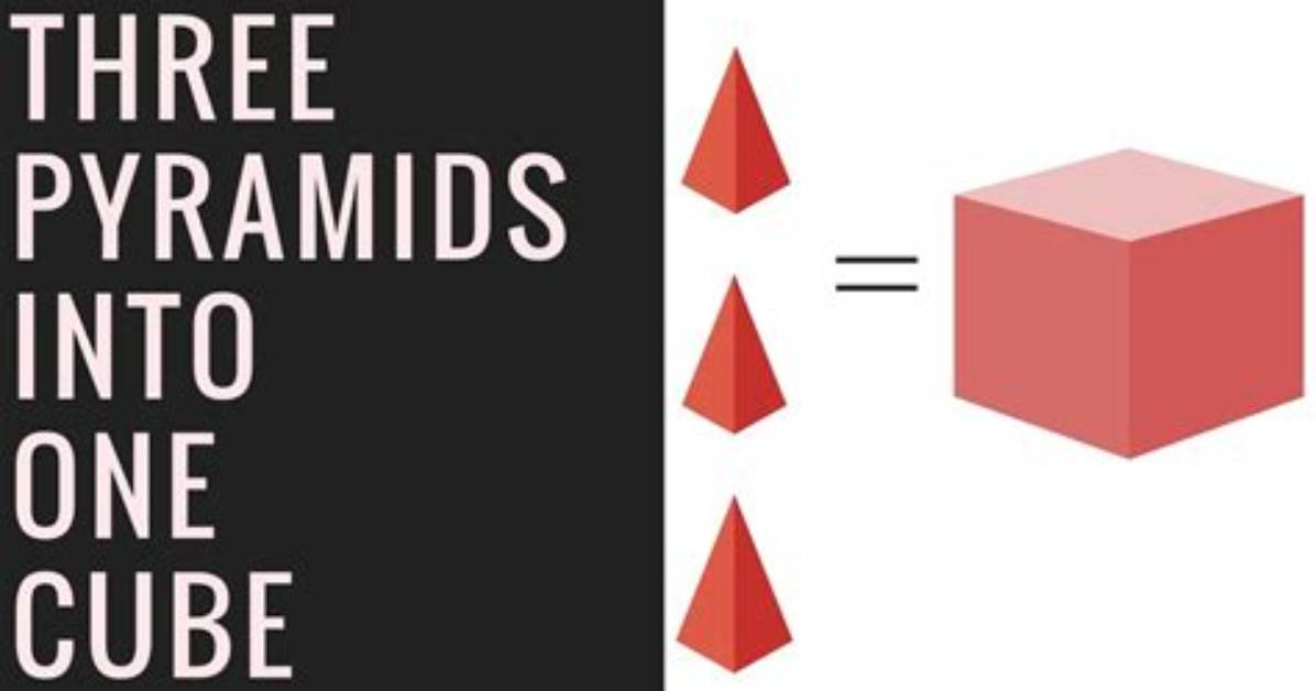 Do 3 Pyramids Make a Cube?