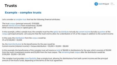 Do Complex Trusts Require Distributions?