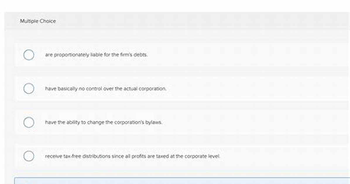 Do Corporate Shareholders Receive Tax-Free Distributions?