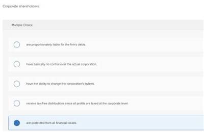 Do Corporate Shareholders Receive Tax-Free Distributions?