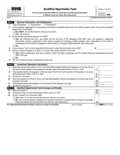 Do I Need to File Form 8996?