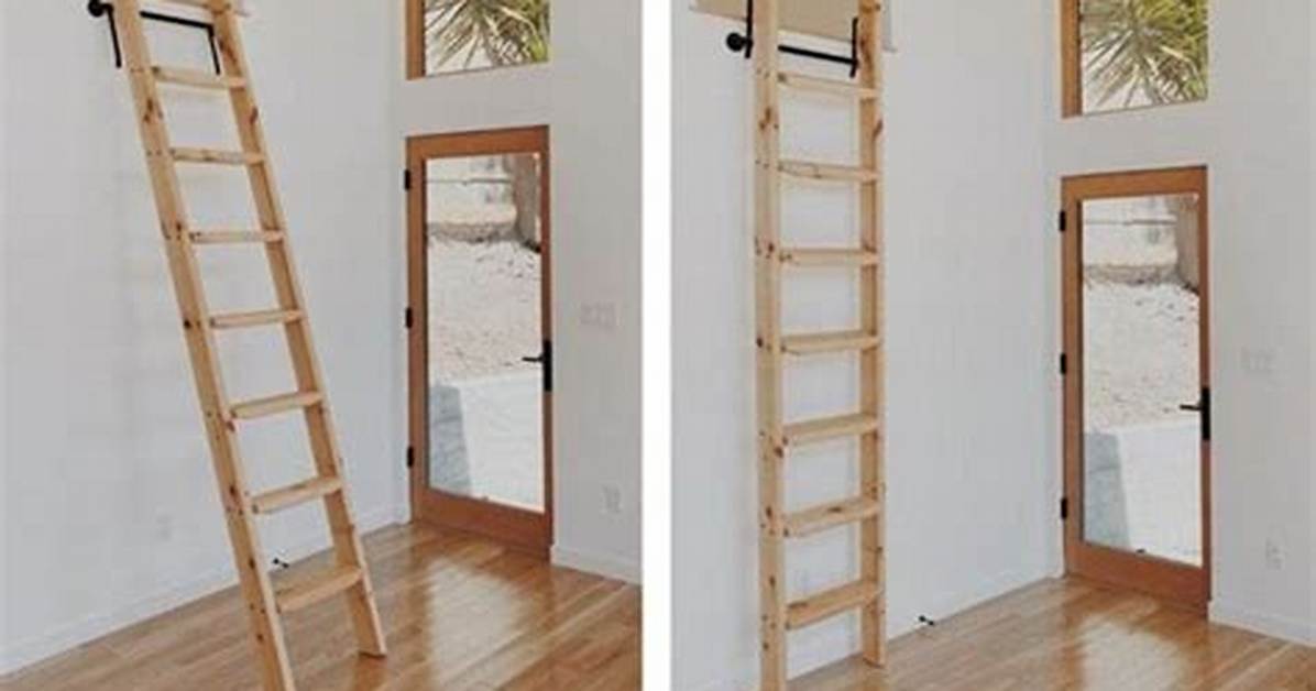 Do It Yourself Ladder Wall Top