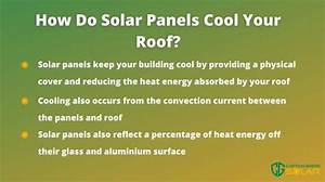 Do Solar Panels Keep the House Cool?