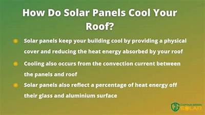 Do Solar Panels Keep the House Cool?