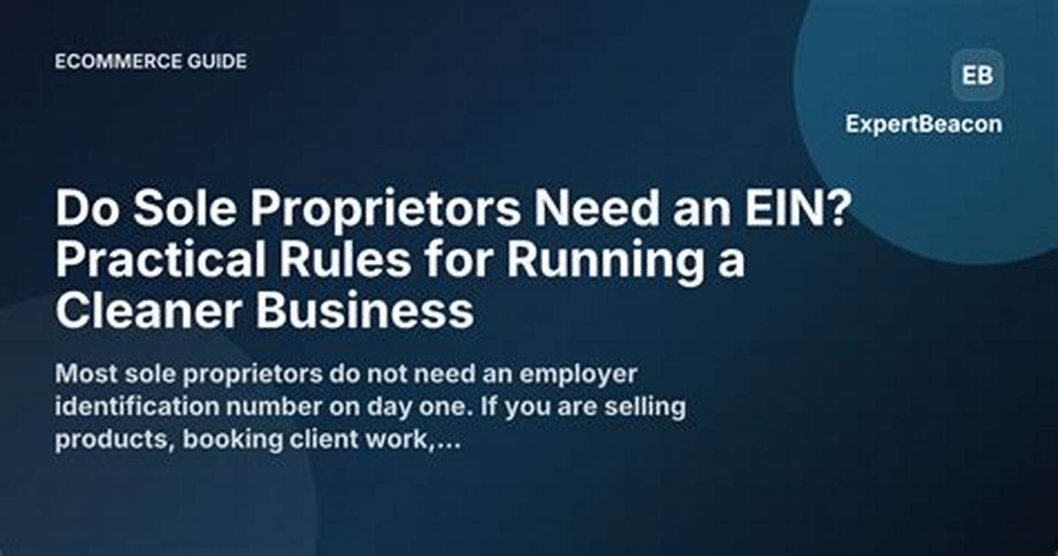 Do Sole Proprietors Need to Charge Sales Tax?