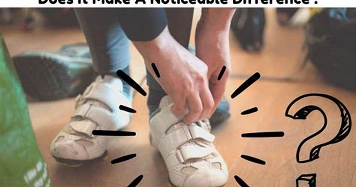 Do Wearing Cycling Shoes Make a Difference?