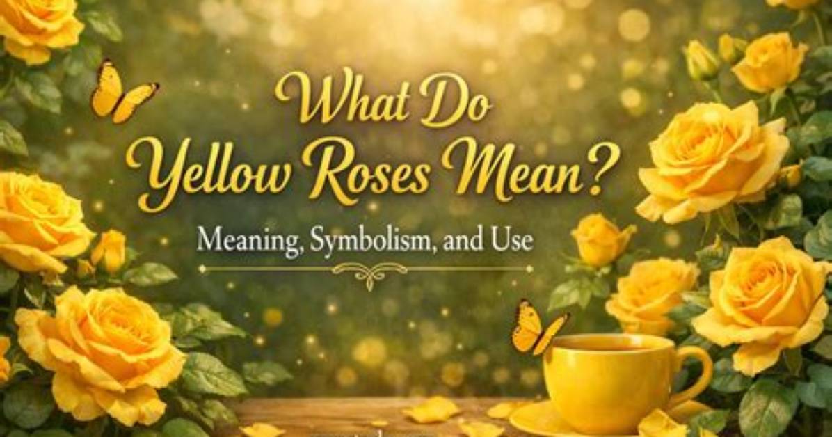 Do Yellow Roses Mean Goodbye?