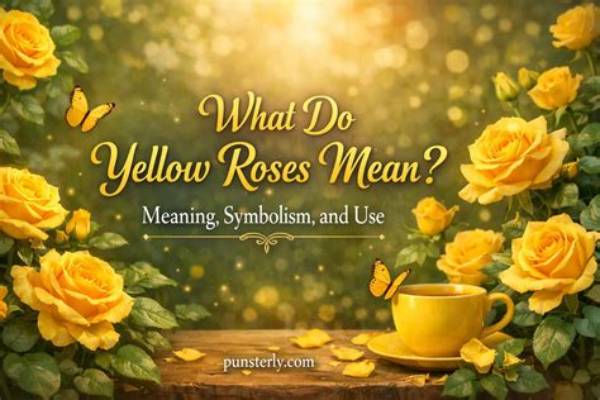 Do Yellow Roses Mean Goodbye?