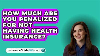 Do You Get Penalized for Not Having Health Insurance 2020?