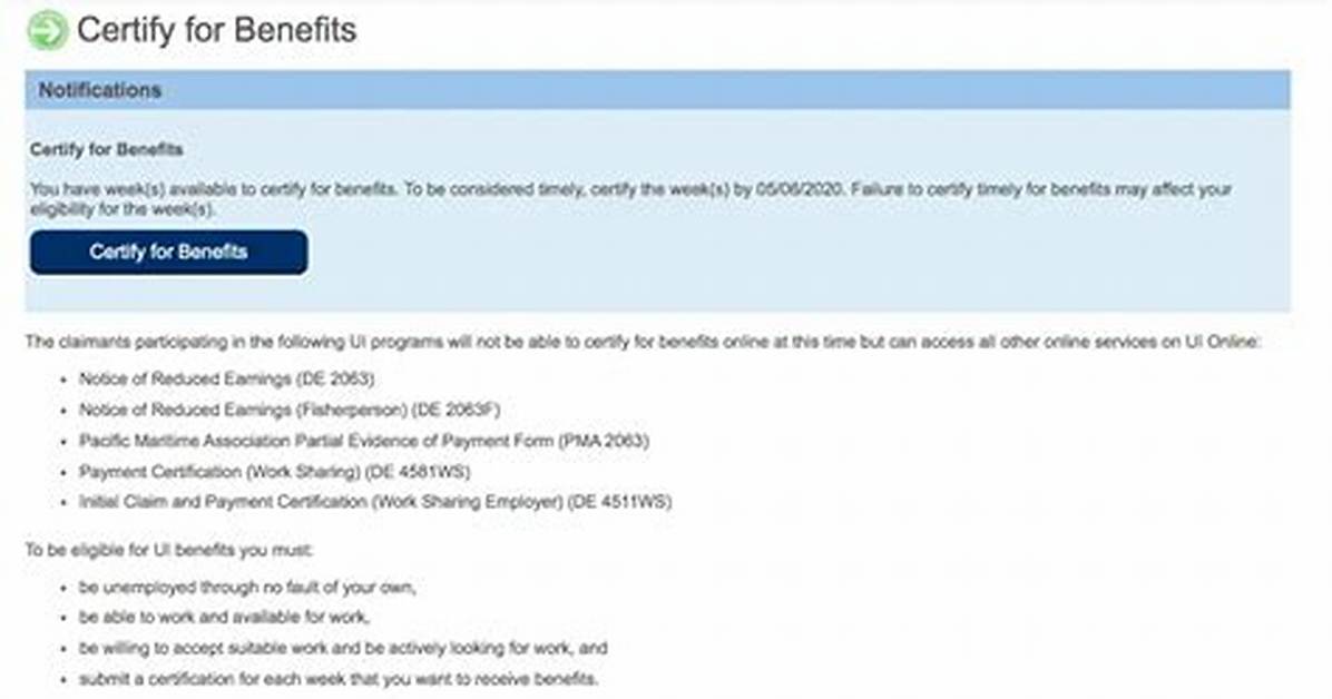 Do You Have to Certify for Unemployment?
