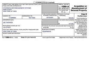 Do You Have to Claim 1099-C Form for Foreclosure?