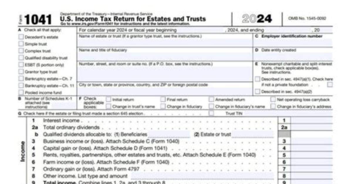 Do You Have to File Form 1041 for Revocable Living Trust?