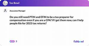 Do You Need a Ptin to Prepare a Tax Return?