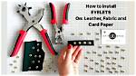 Do You Need a Tool for Eyelets?