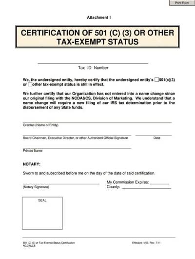 Does a 501C3 Have to Fill out a W9?