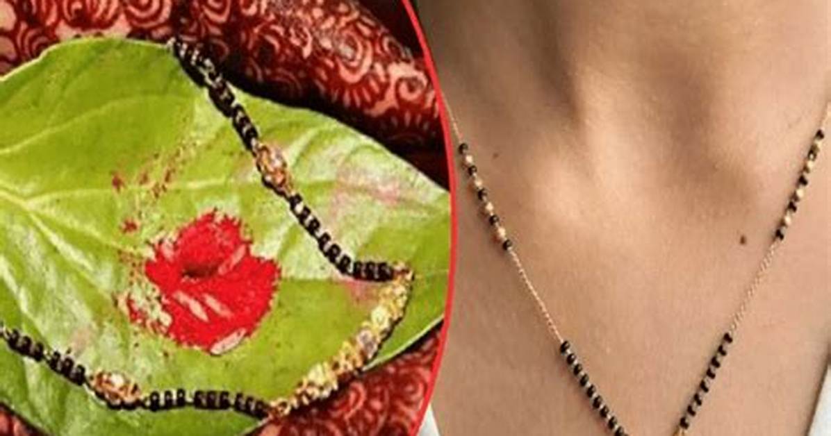 Does a Mangalsutra Have to Have Black Beads?