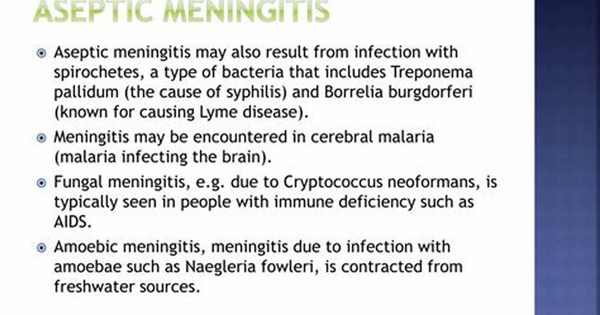Does Aids Cause Aseptic Meningitis?