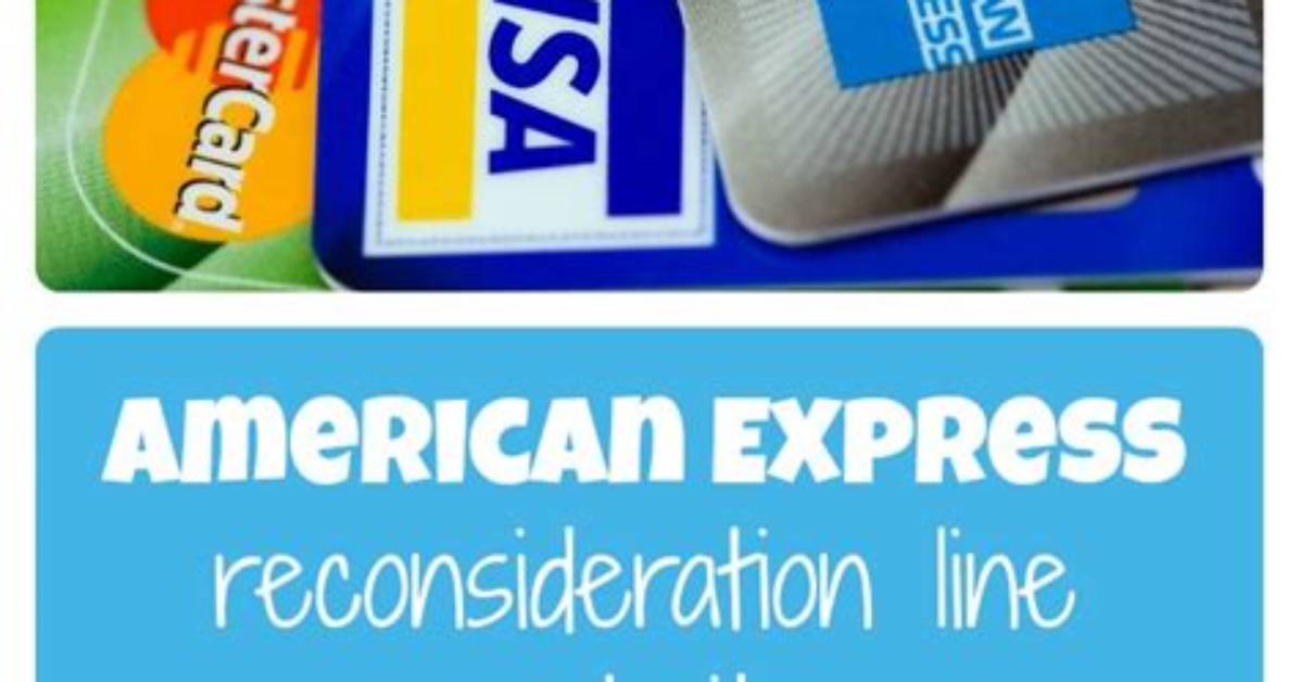 Does American Express Have a Reconsideration Line?