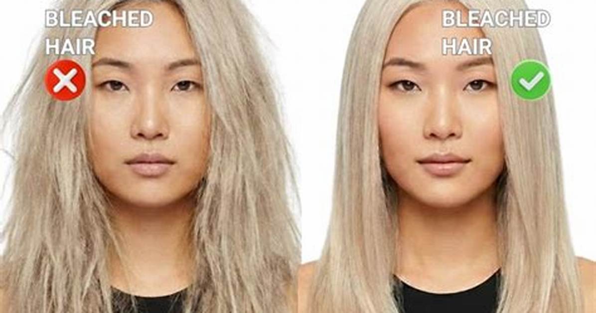 Does Bleach Make Hair Thicker?