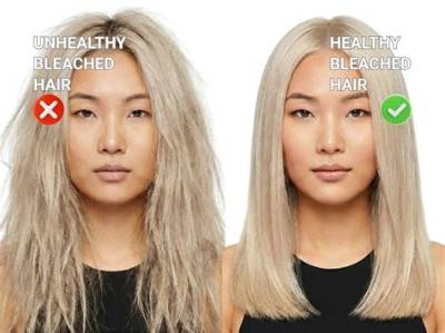 Does Bleach Make Hair Thicker?