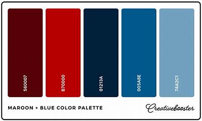 Does Blue Go with Maroon?