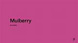 Does Blue Go with Mulberry?