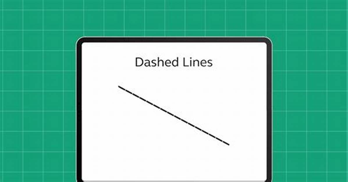 Does Dashed Line Indicate?
