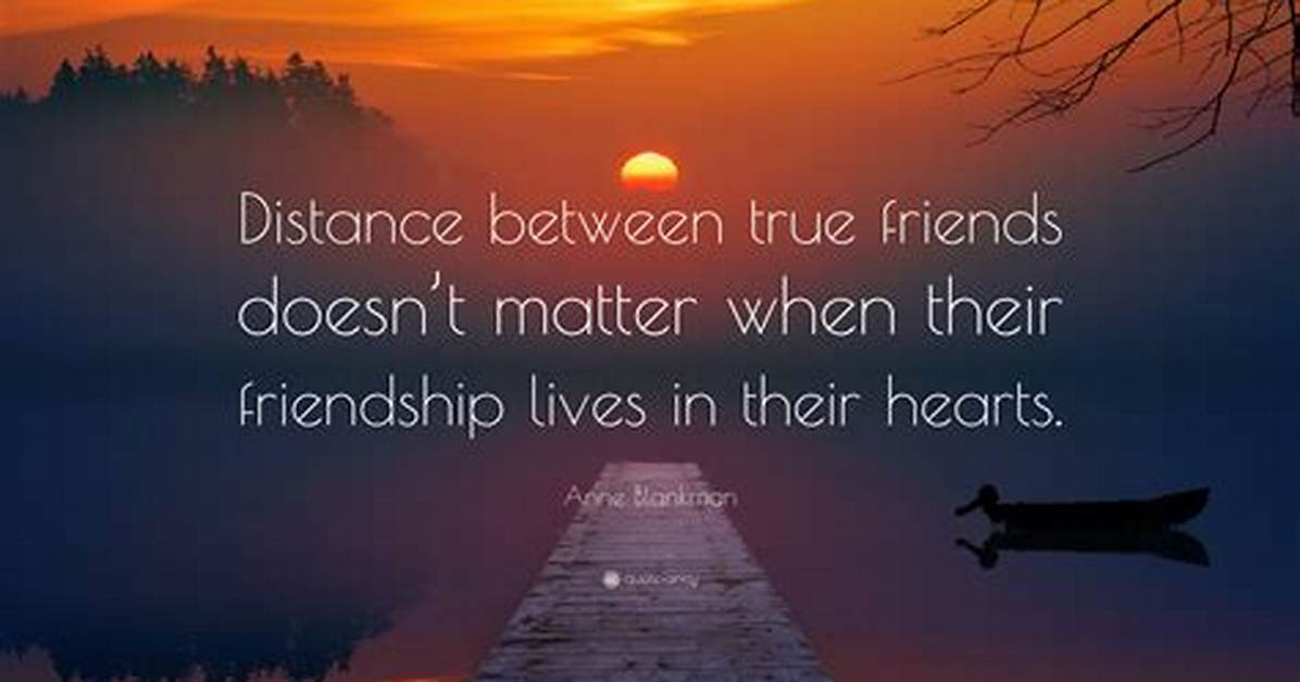 Does Distance Matter in Friendship?