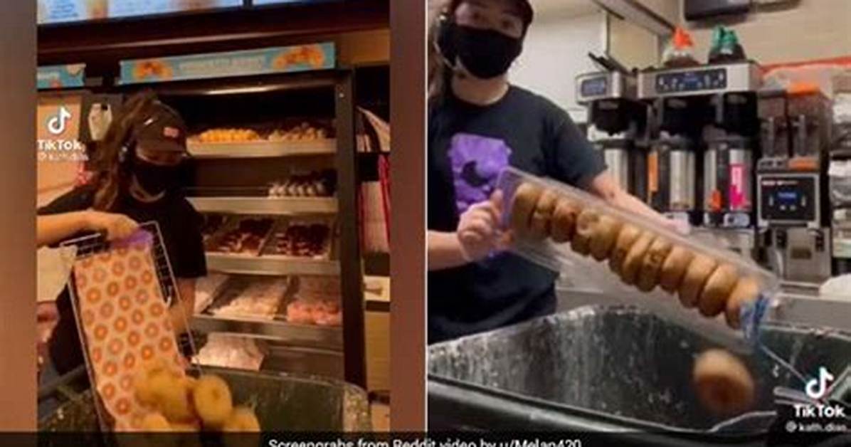 Does Dunkin Donuts Throw Away Food?