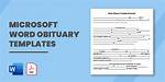 Does Microsoft Word Have an Obituary Template?
