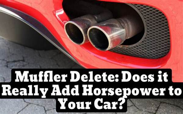 Does Muffler Delete Increase Hp?