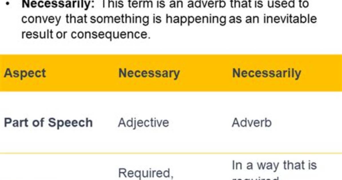Does Needful Mean Necessary?
