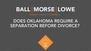 Does Oklahoma Require Separation Before Divorce?