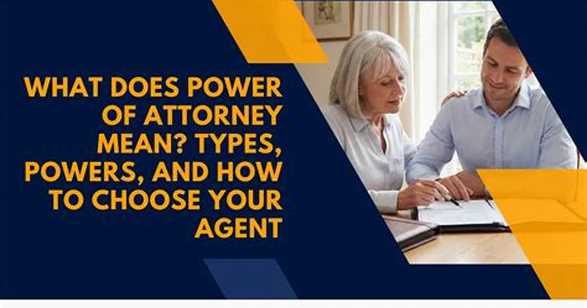 Does Power of Attorney Mean You Are Financially Responsible?