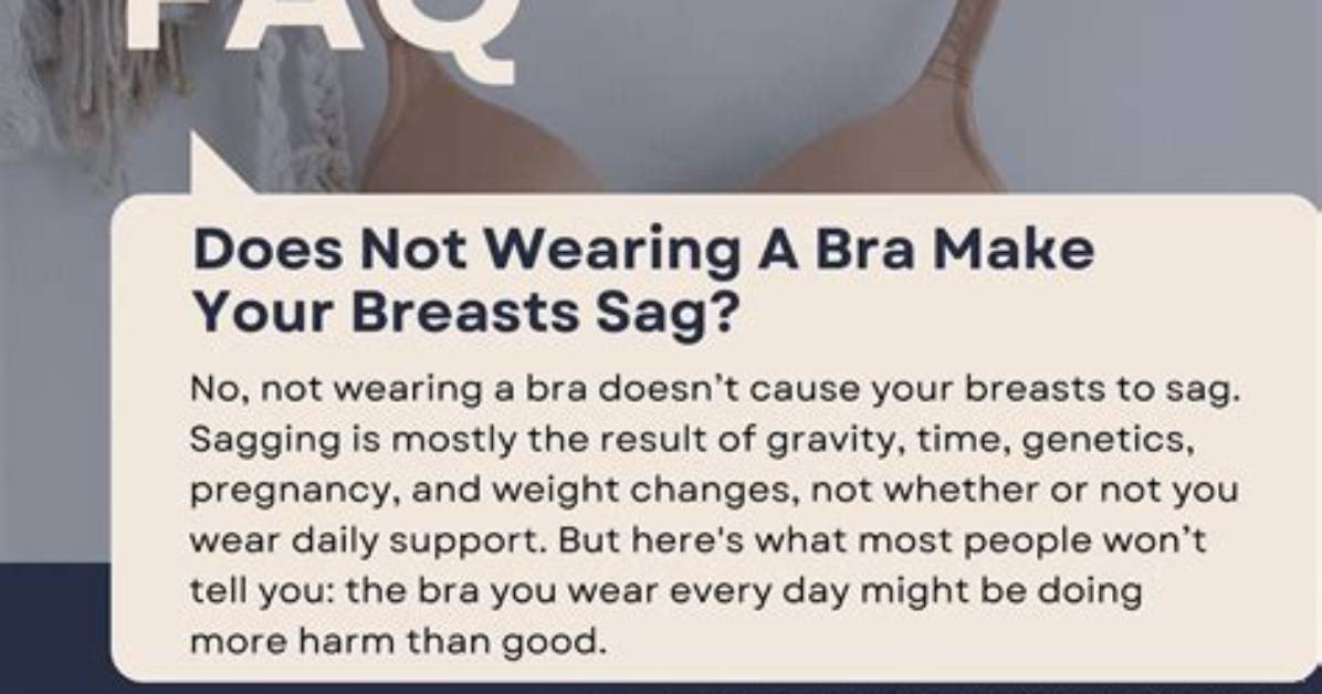Does Running Without a Bra Make Your Breasts Grow?