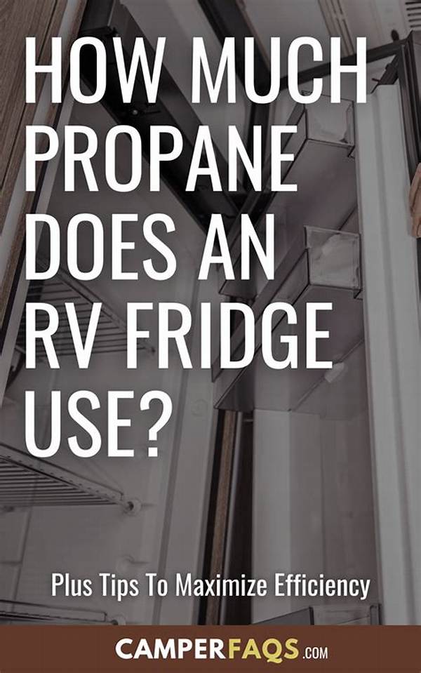 Does Rv Fridge Use Much Propane?