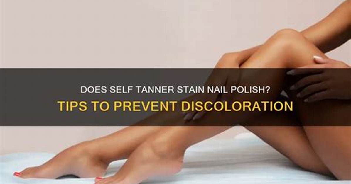 Does Self Tanner Ruin Nail Polish?
