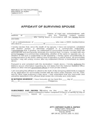 Does Surviving Spouse Need to File Form 56?