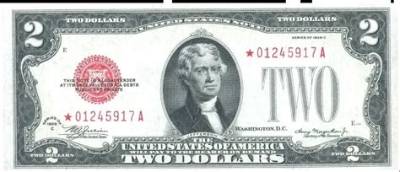Does the Government Print 2 Dollar Bills?