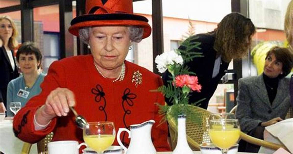 Does the Queen Eat Her Meals Alone?