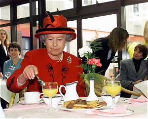 Does the Queen Eat Her Meals Alone?