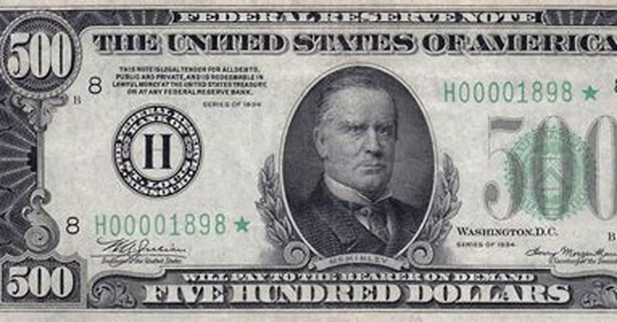 Does the Us Still Produce 500 Dollar Bills?