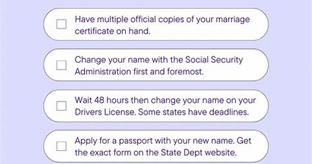 Does Your Last Name Automatically Change After Marriage?