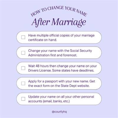 Does Your Last Name Automatically Change After Marriage?