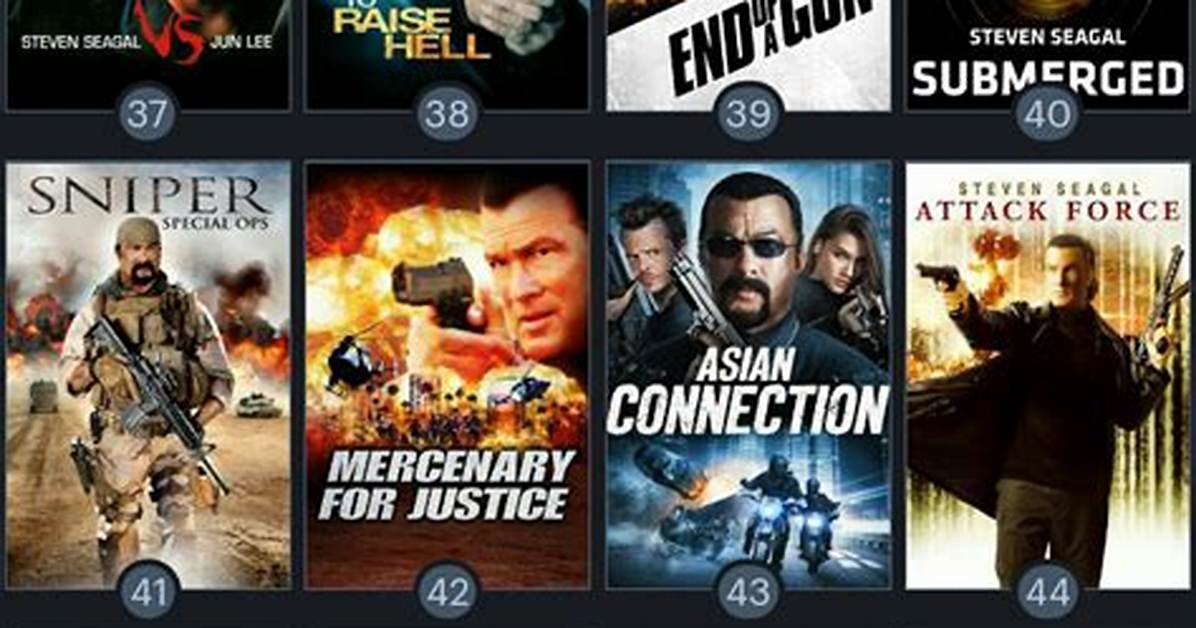 Dominic Seagal Movie List: a Comprehensive Guide to His Filmography